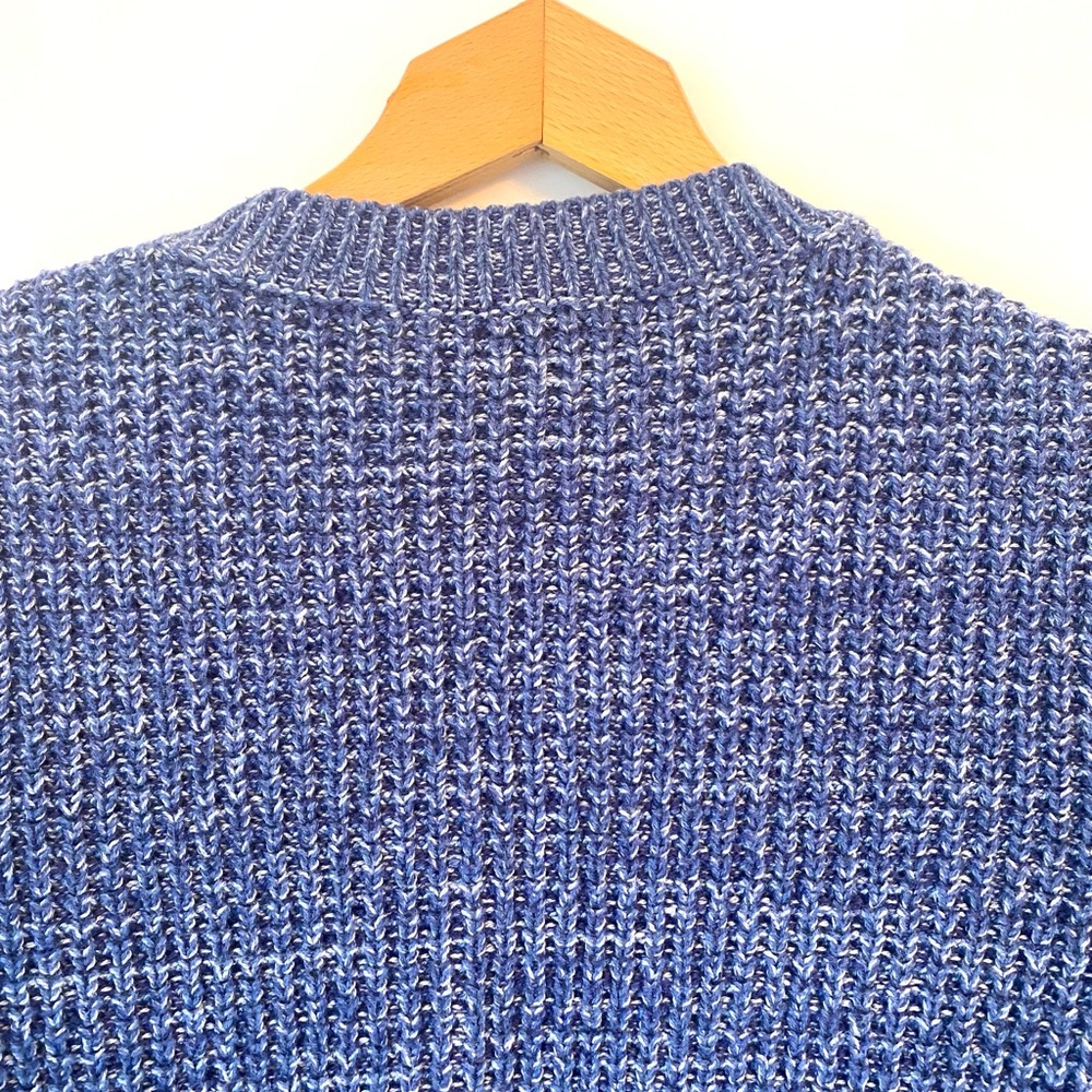 Gap Chunky Knit Multi-Blue Button-Front Cardigan.… - image 7